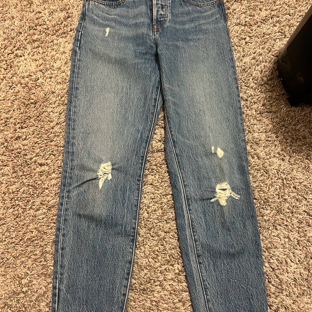 Levi's Blue Straight Leg Jeans